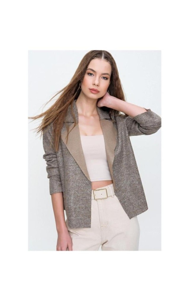 Pasaklı Giyim Kadın Yumoş Ceket 2975264 Bej