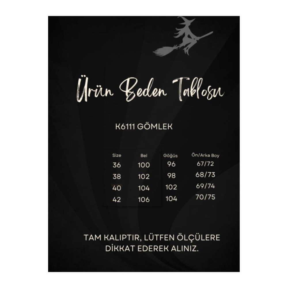 Pasaklı Giyim Pasaklı Giyim Kadın Premium Keten Harf Nakış Işlemeli Yanları Düğme Arkası Oval Gömlek Siyah - Premium Kadın Giyim