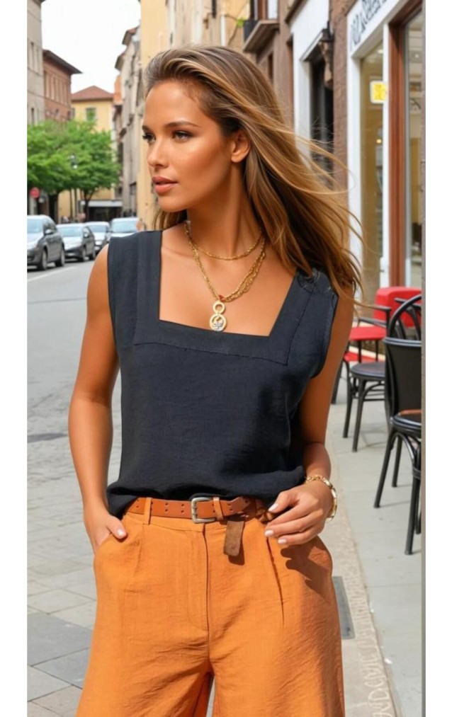 Pasaklı Giyim Kadın Kalın Askılı Bluz 2911275 Siyah