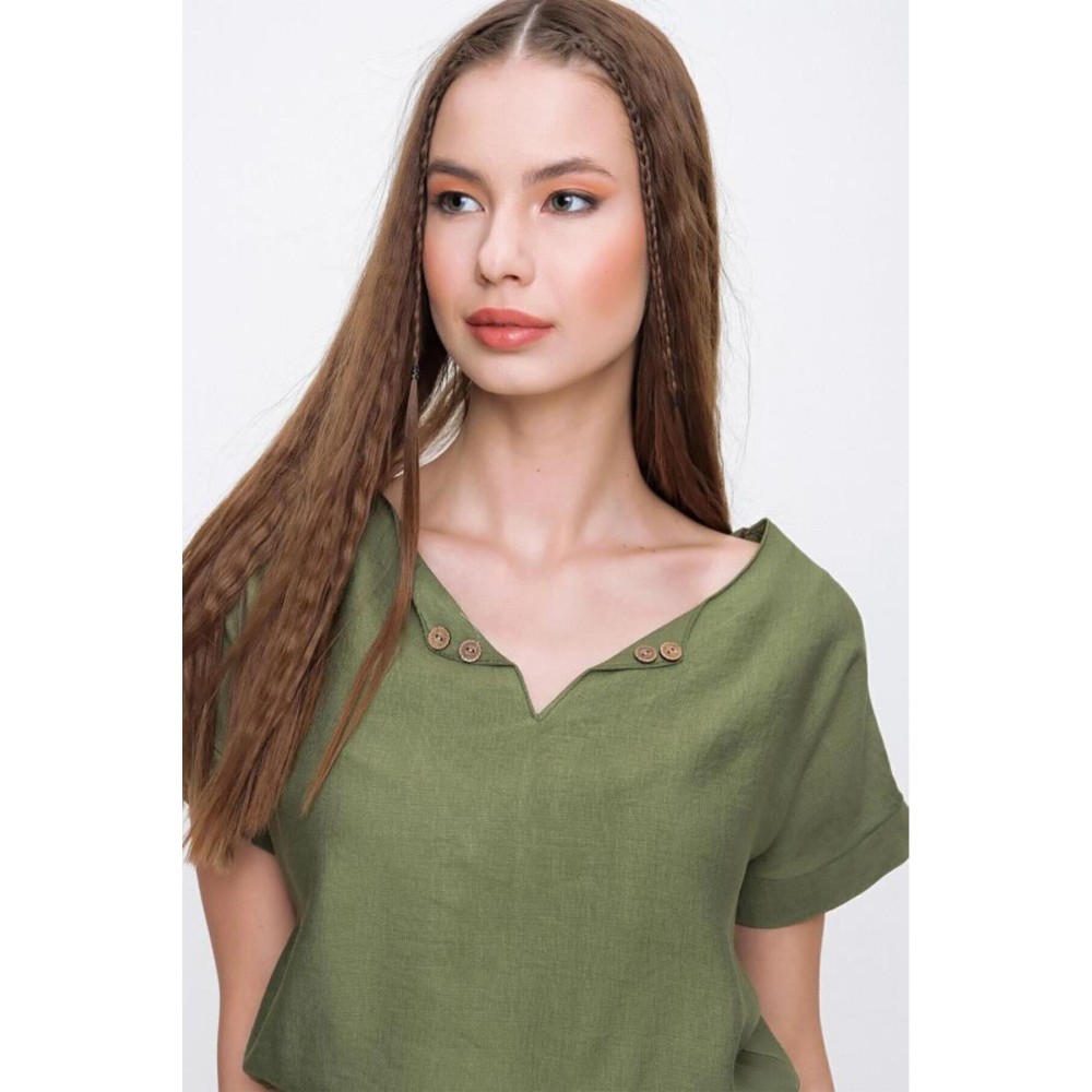 Pasaklı Giyim Pasaklı Giyim Kadın Elbise Haki - Premium Kadın Giyim