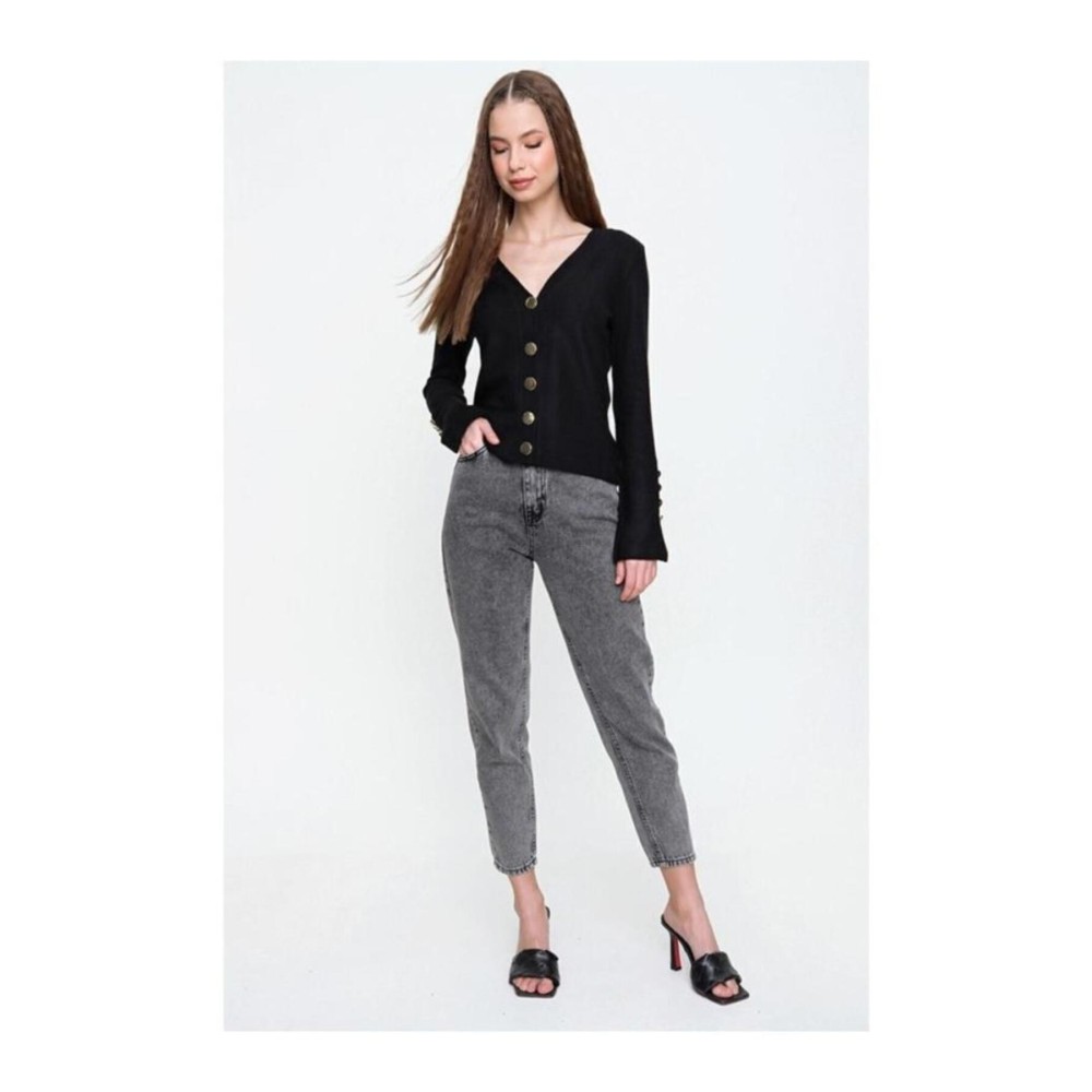 Pasaklı Giyim Pasaklı Giyim Kadın Hırka Siyah - Premium Kadın Giyim