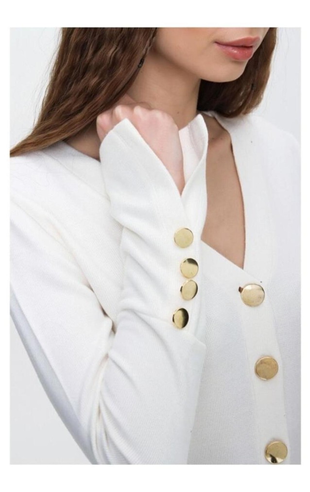 Pasaklı Giyim Kadın Hırka 3007230 Ekru