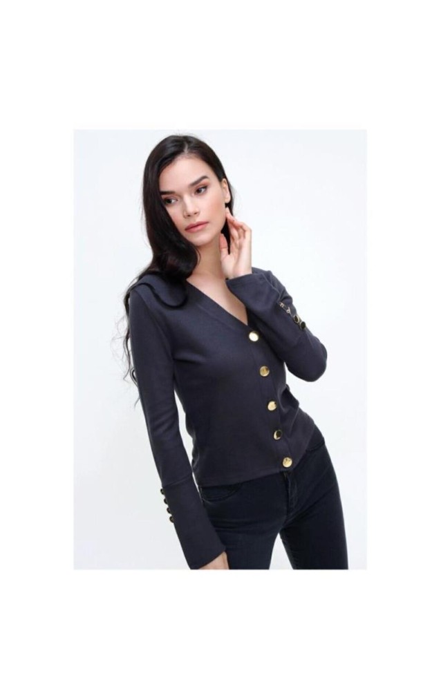 Pasaklı Giyim Kadın Hırka 3007230 Antrasit