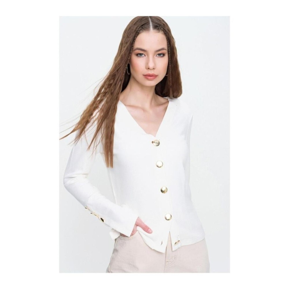 Pasaklı Giyim Pasaklı Giyim Kadın Hırka Ekru - Premium Kadın Giyim