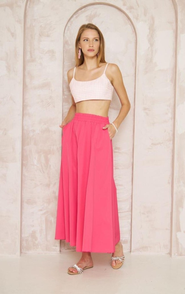 Pasaklı Giyim Kadın Poplin Etek 3623250 Fuşya