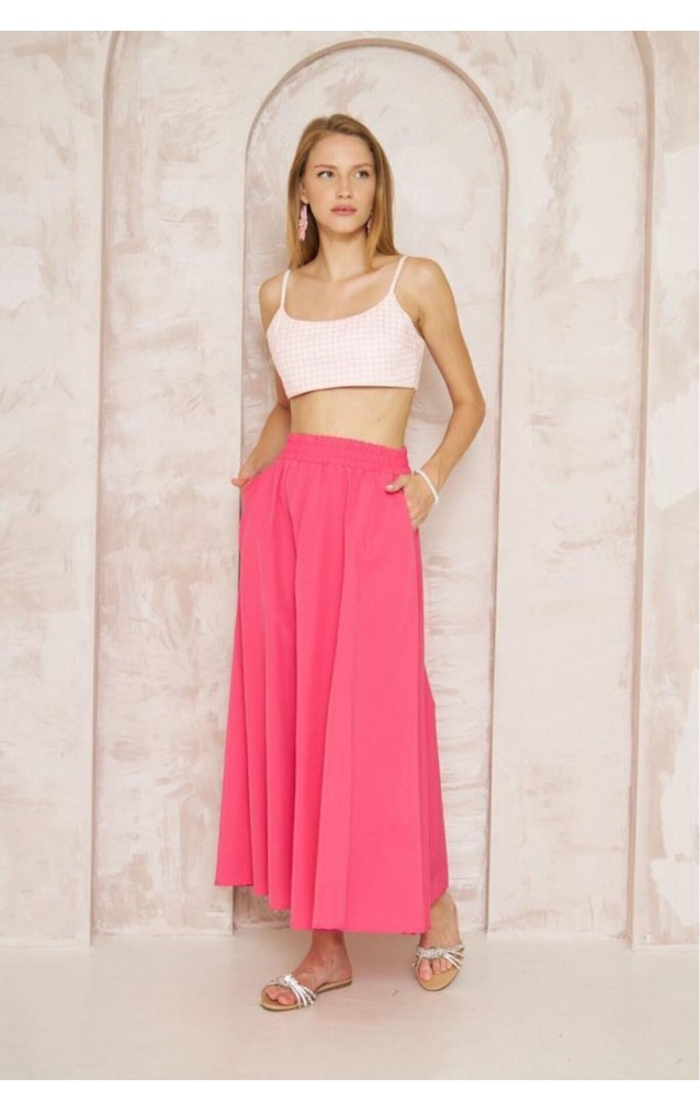 Pasaklı Giyim Kadın Poplin Etek 3623250 Fuşya