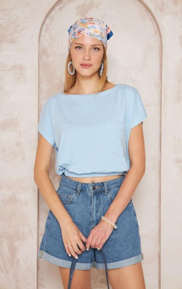 Pasaklı Giyim Kadın Eteği Lastikli Crop 3624165 Bebemavi