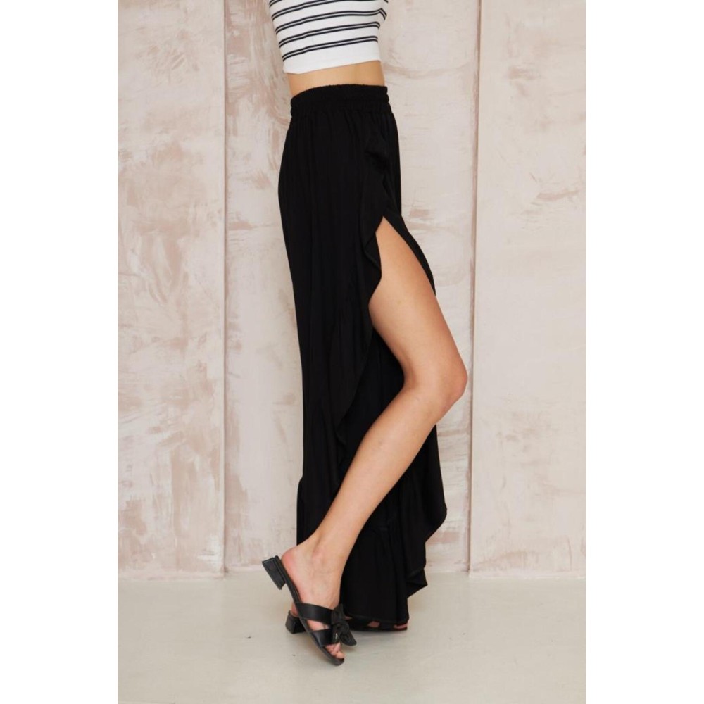 Pasaklı Giyim Pasaklı Giyim Bohem Pantolon Etek Siyah - Premium Kadın Giyim