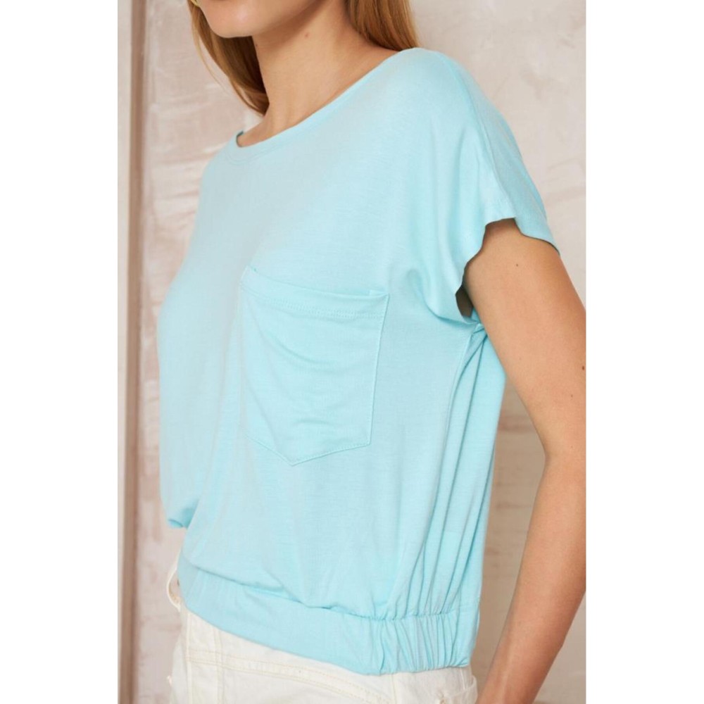 Pasaklı Giyim Pasaklı Giyim Kadın Eteği Lastikli Crop Mint - Premium Kadın Giyim