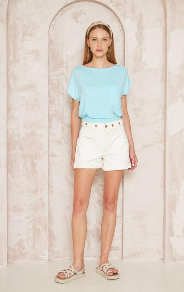 Pasaklı Giyim Kadın Eteği Lastikli Crop 3624165 Mint