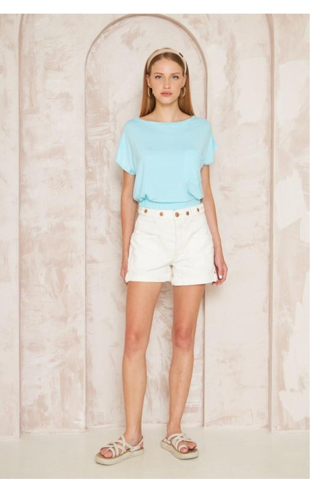 Pasaklı Giyim Kadın Eteği Lastikli Crop 3624165 Mint