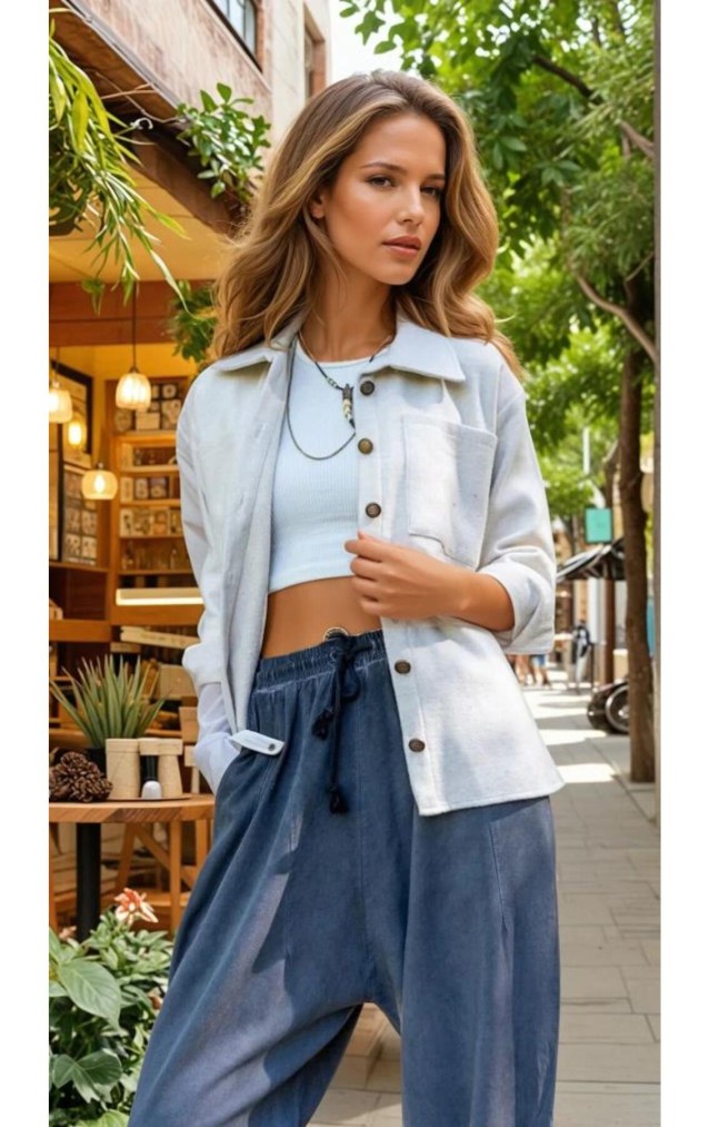 Pasaklı Giyim Kadın Yün Gömlek 3275253  Ekru