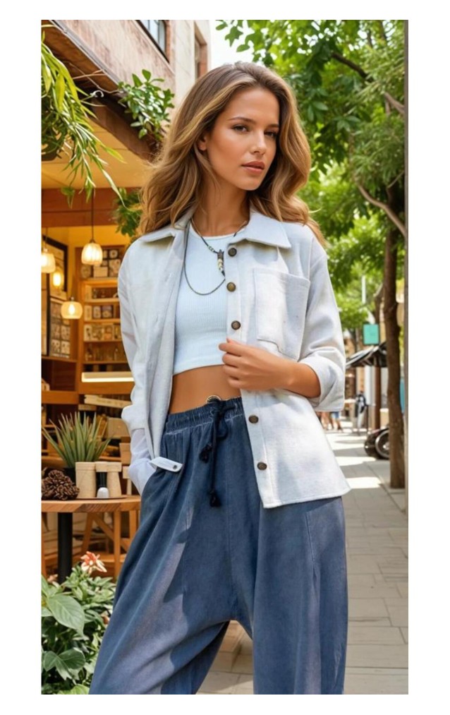 Pasaklı Giyim Kadın Yün Gömlek 3275253  Ekru