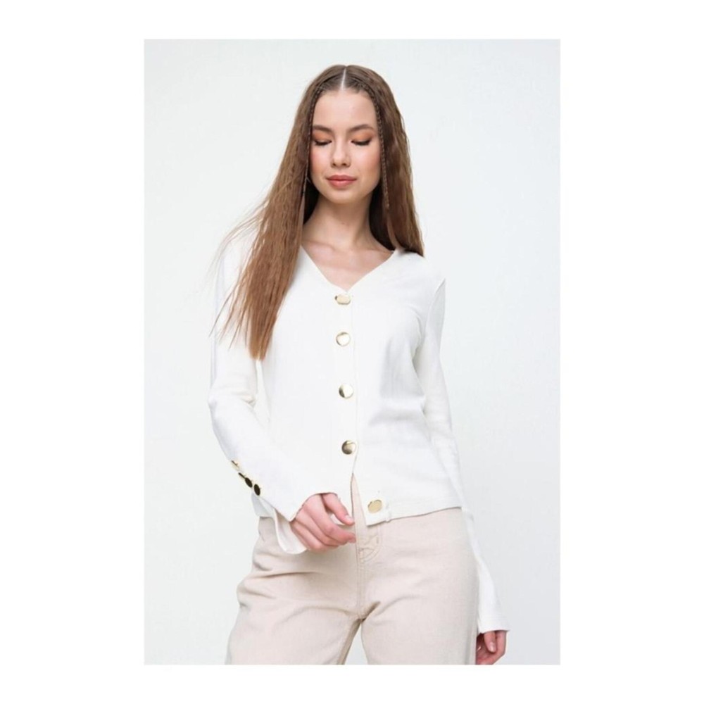 Pasaklı Giyim Pasaklı Giyim Kadın Hırka Ekru - Premium Kadın Giyim