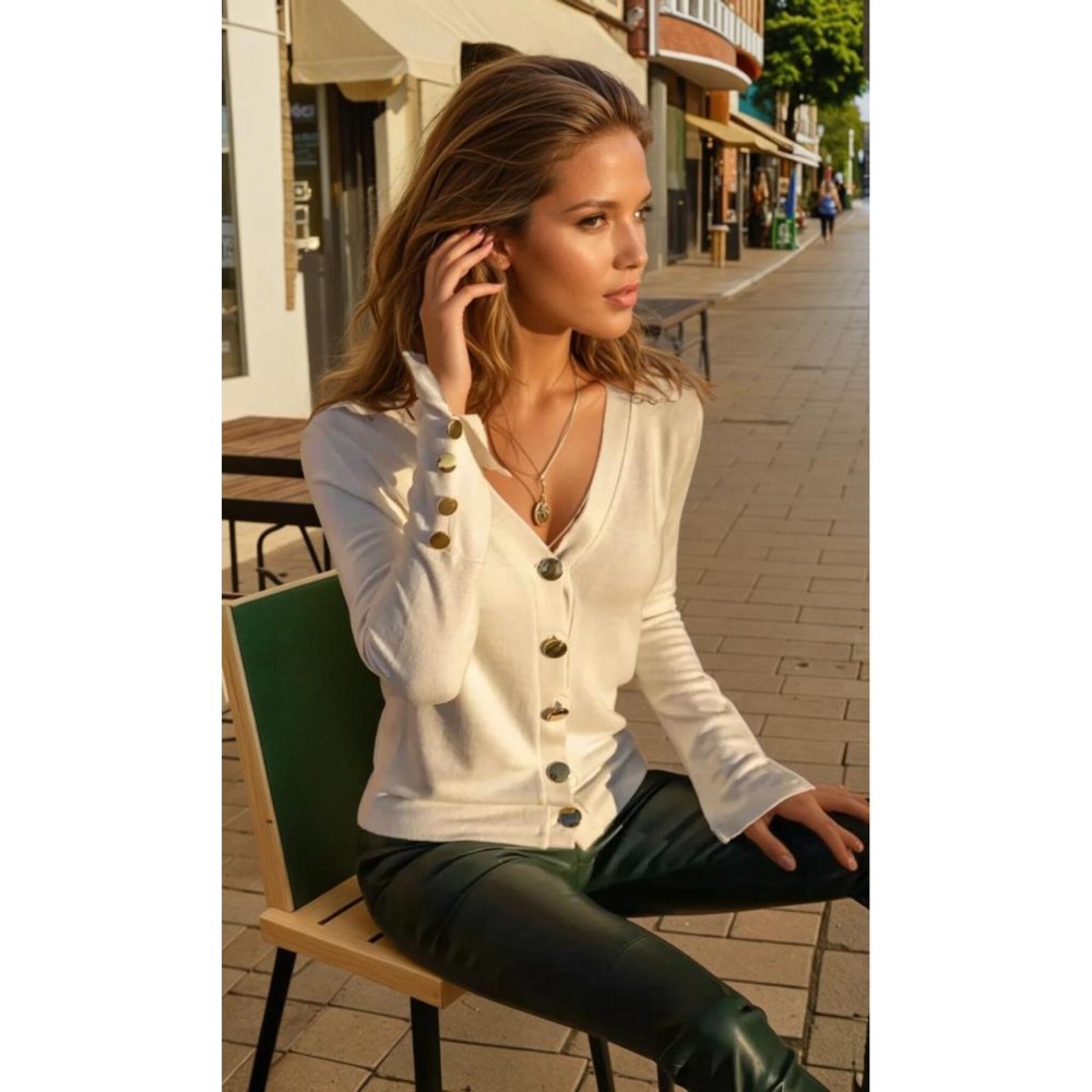 Pasaklı Giyim Pasaklı Giyim Kadın Hırka Ekru - Premium Kadın Giyim