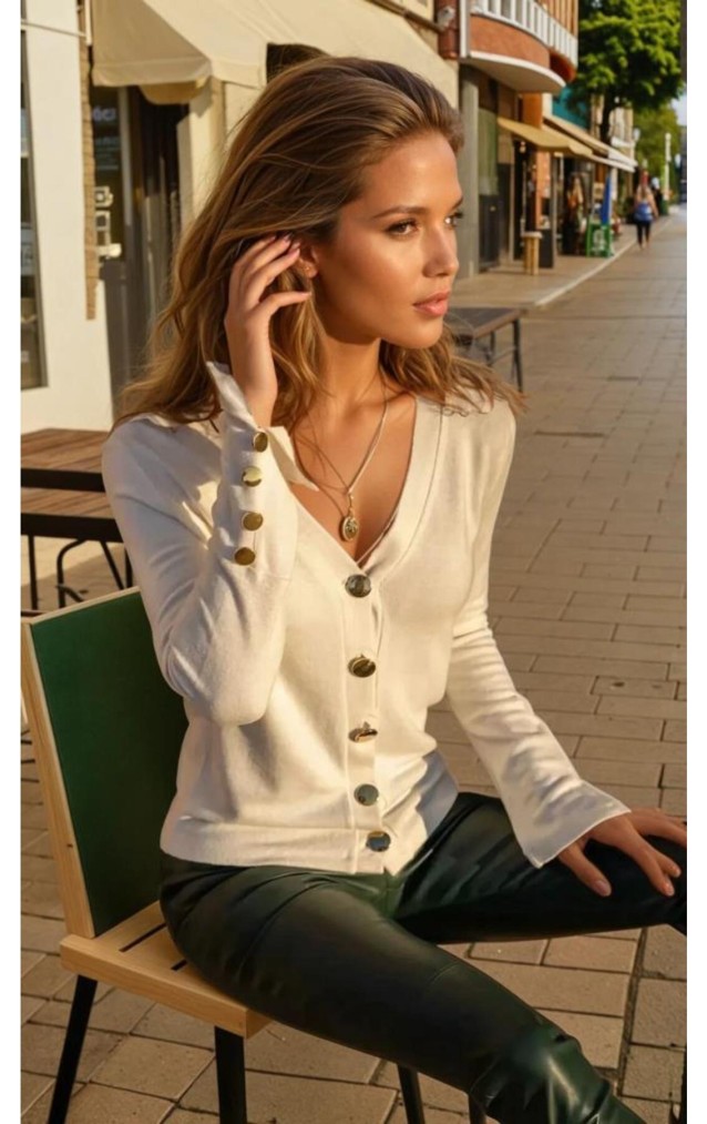 Pasaklı Giyim Kadın Hırka 3007230 Ekru