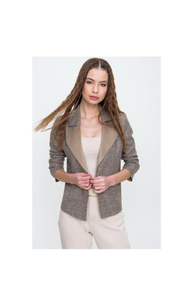 Pasaklı Giyim Kadın Yumoş Ceket 2975264 Bej