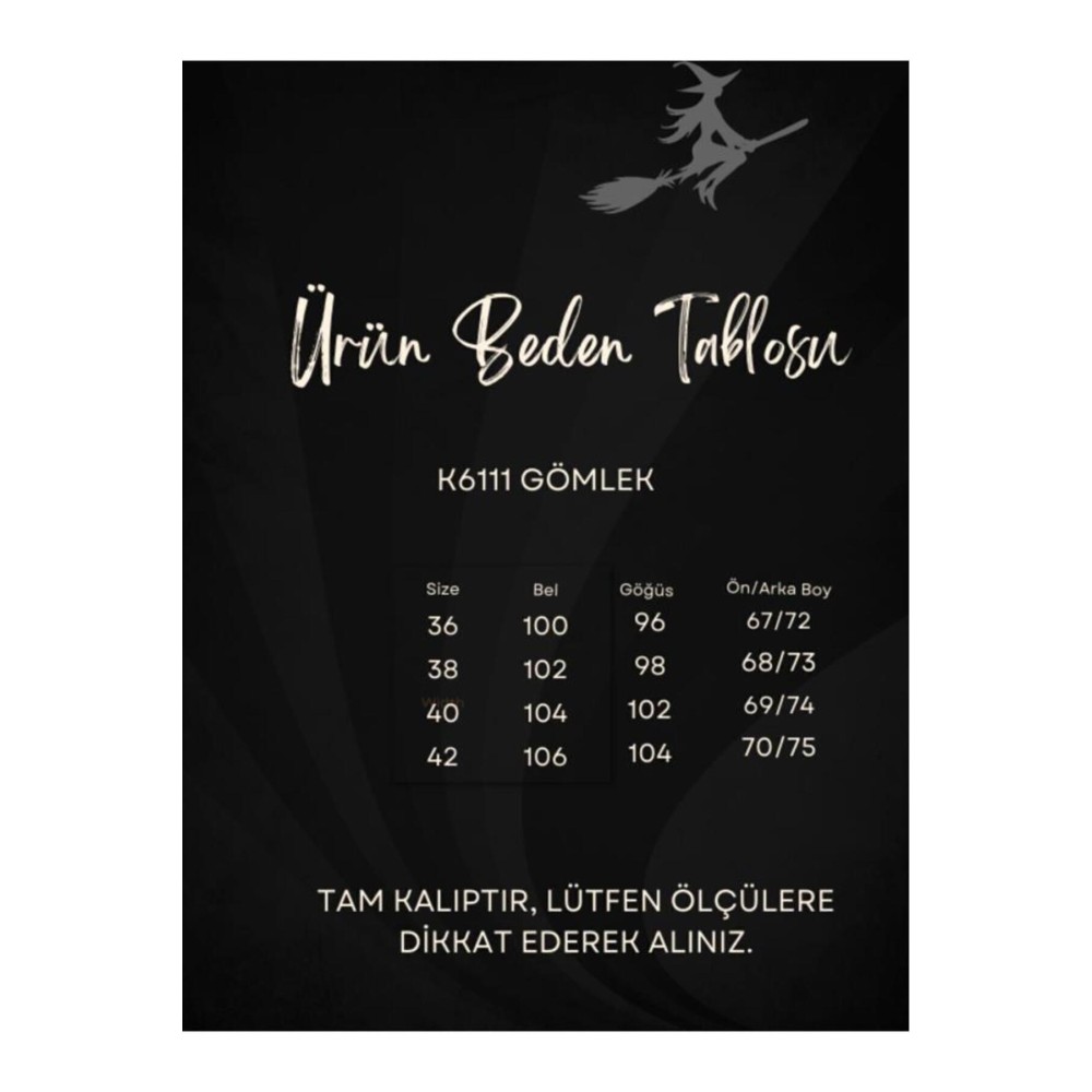 Pasaklı Giyim Pasaklı Giyim Kadın Premium Keten Harf Nakış Işlemeli Yanları Düğme Arkası Oval Gömlek - Premium Kadın Giyim