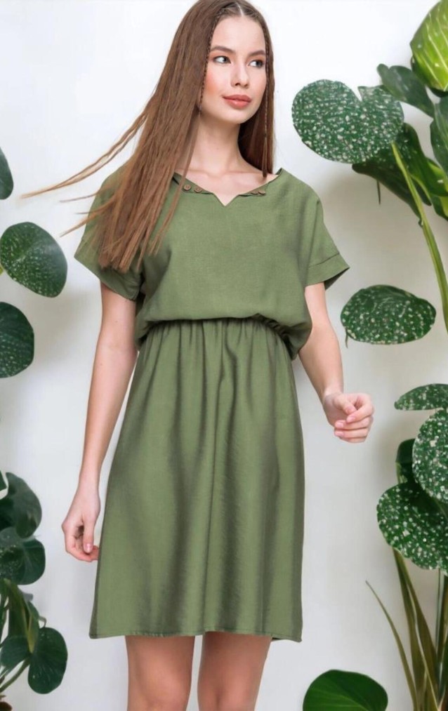 Pasaklı Giyim Kadın Elbise 2874286 Haki