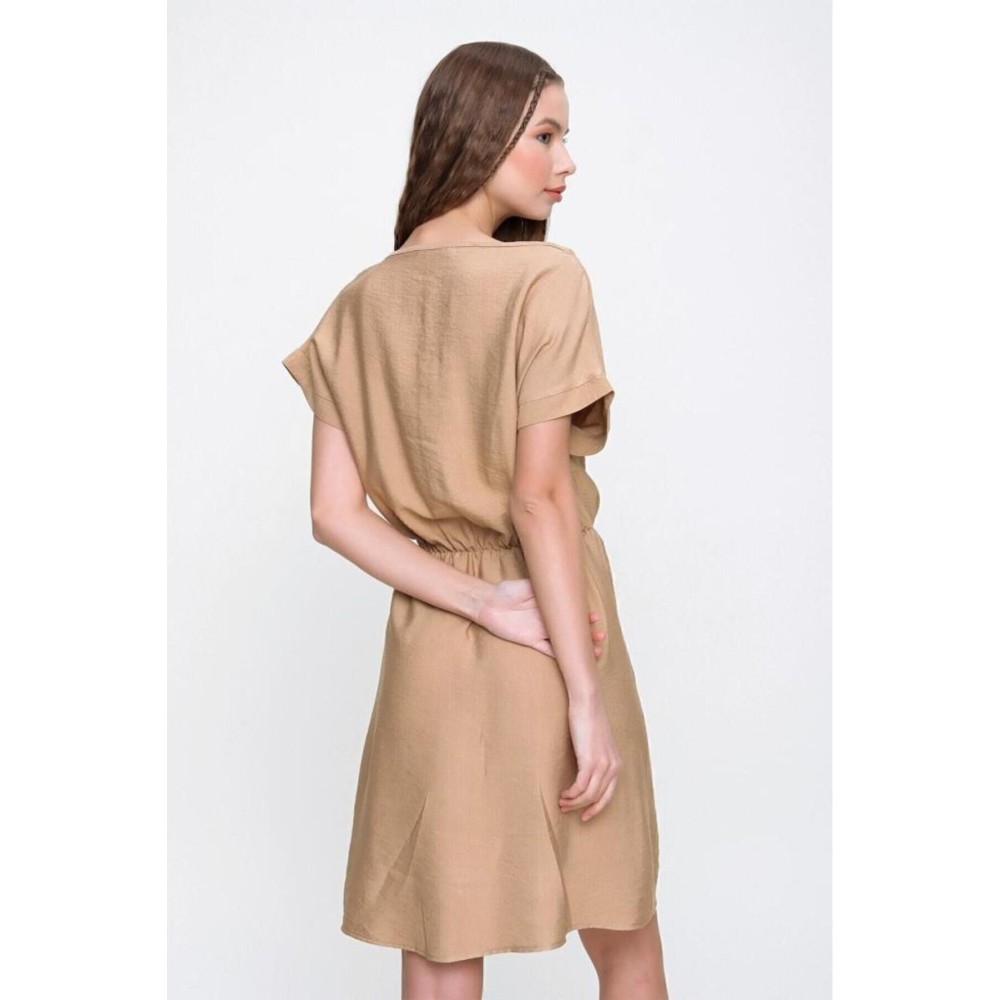 Pasaklı Giyim Pasaklı Giyim Kadın Elbise Bej - Premium Kadın Giyim