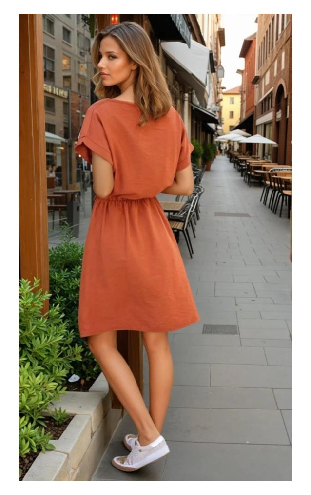 Pasaklı Giyim Kadın Elbise 2874286 Kiremit