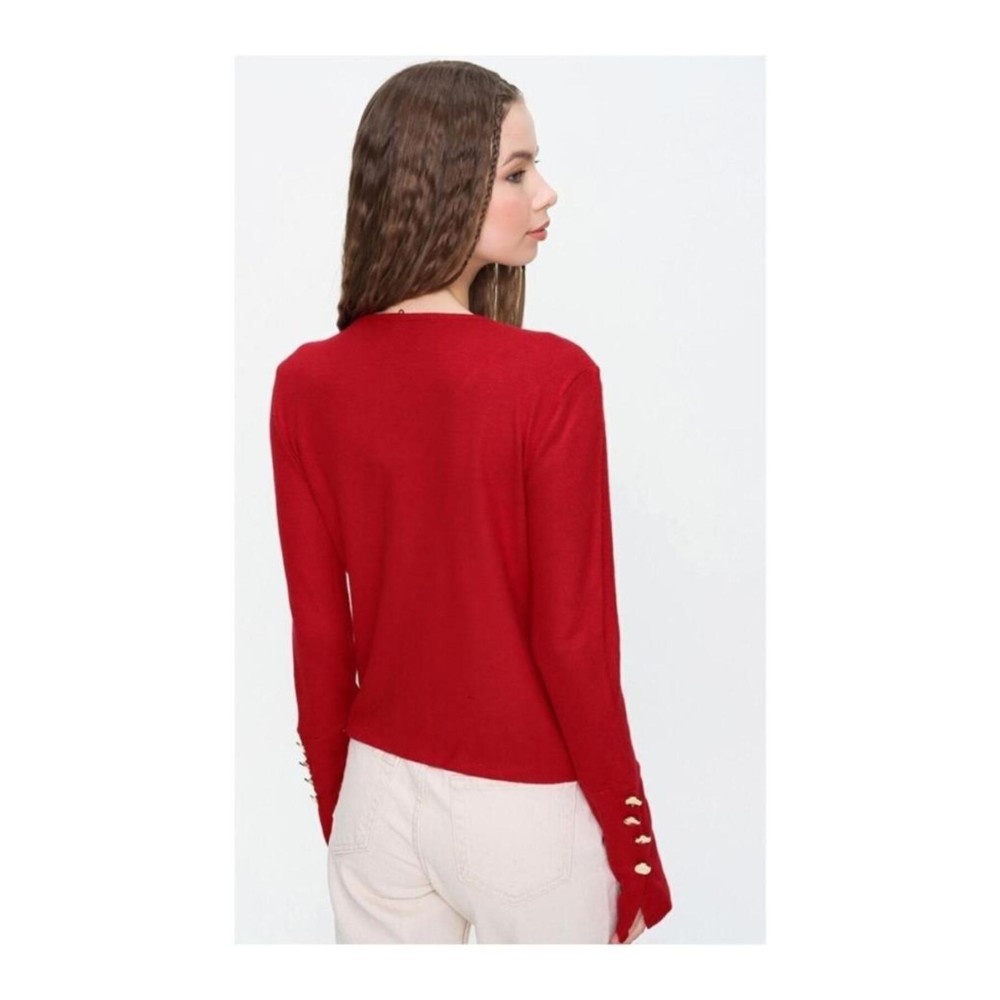 Pasaklı Giyim Pasaklı Giyim Kadın Hırka Kırmızı - Premium Kadın Giyim