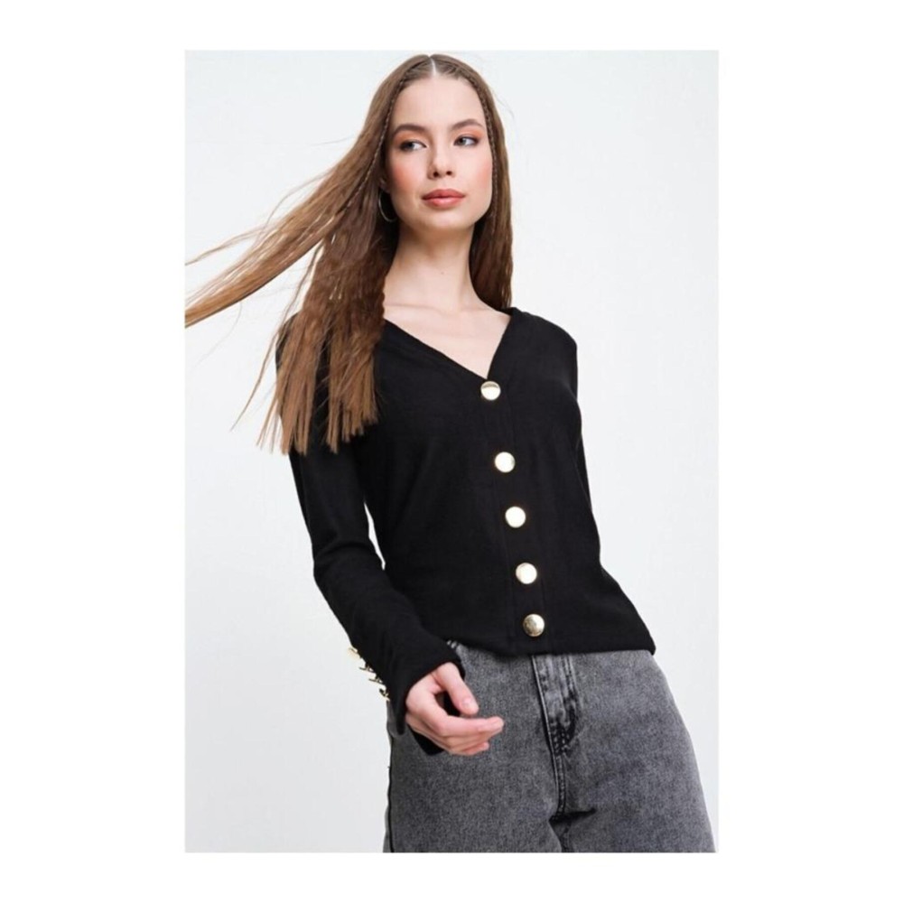 Pasaklı Giyim Pasaklı Giyim Kadın Hırka Siyah - Premium Kadın Giyim