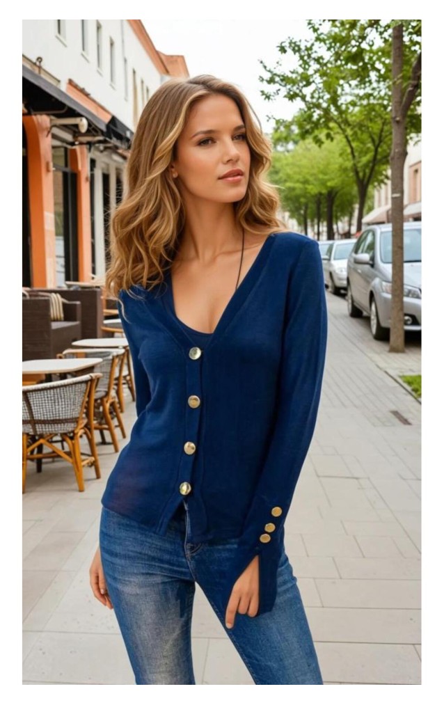 Pasaklı Giyim Kadın Hırka 3007230 Lacivert