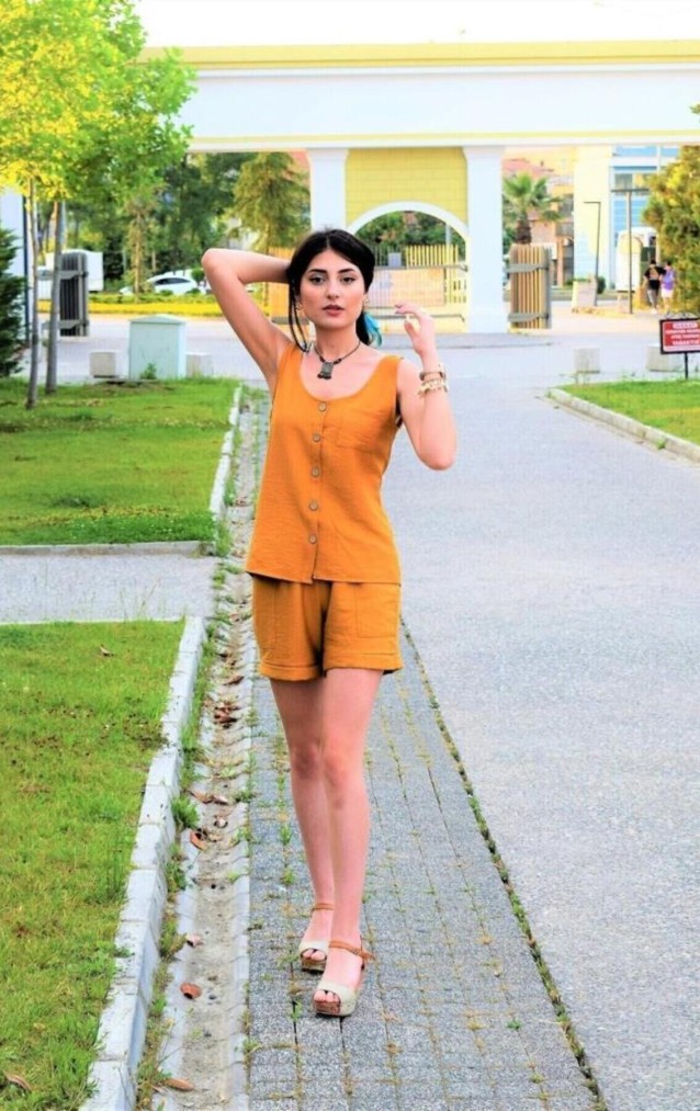 Pasaklı Giyim Kadın Düğmeli Askılı Bluz 2910290 Hardal