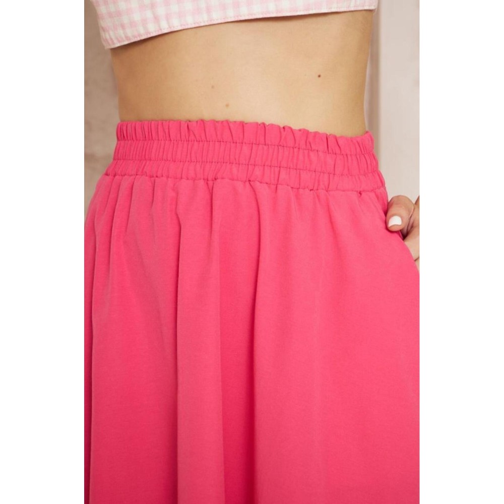 Pasaklı Giyim Pasaklı Giyim Kadın Poplin Etek Fuşya - Premium Kadın Giyim