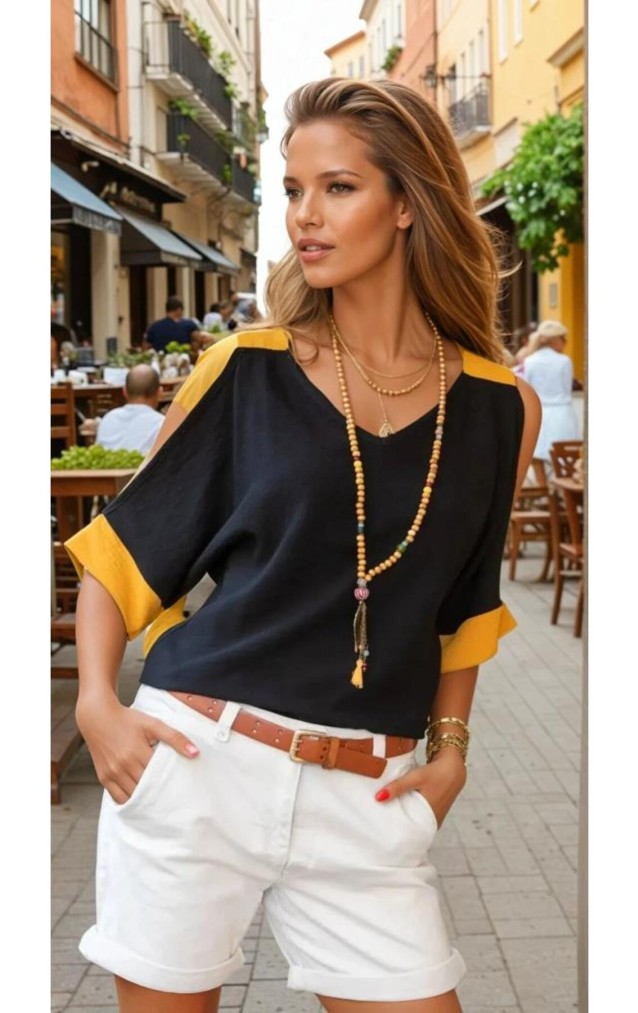 Pasaklı Giyim Kadın Omuz Dekolteli Bluz 2923220 Siyah