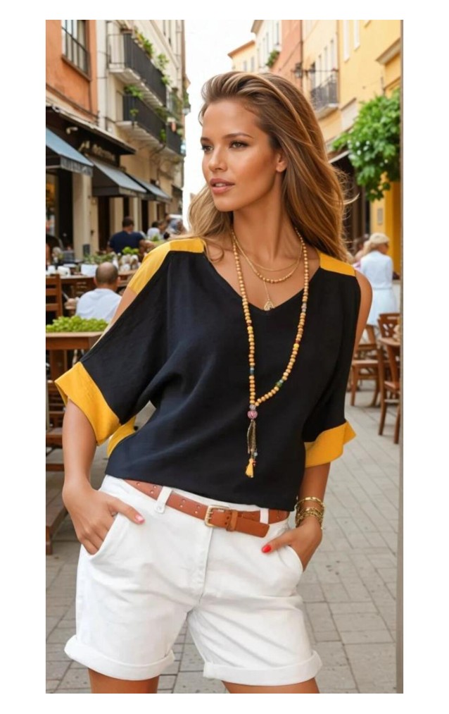 Pasaklı Giyim Kadın Omuz Dekolteli Bluz 2923220 Siyah