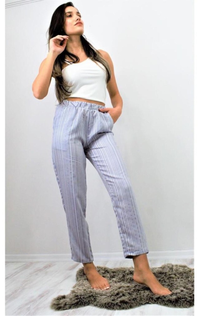 Pasaklı Giyim Kadın Duble Paça Pantolon 3277187 Gri