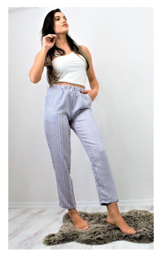 Pasaklı Giyim Kadın Duble Paça Pantolon 3277187 Gri