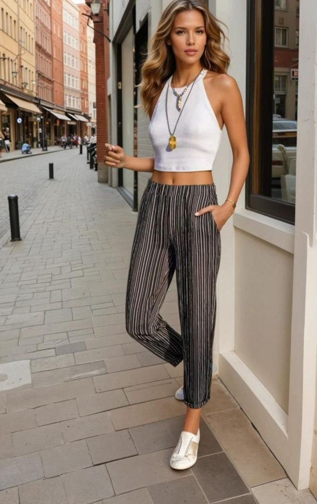 Pasaklı Giyim Kadın Duble Paça Pantolon 3277187 Siyah