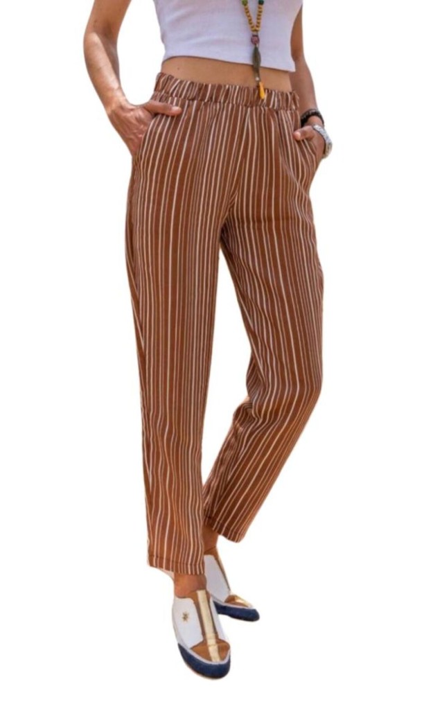 Pasaklı Giyim Kadın Duble Paça Pantolon 3277187 Kahverengi