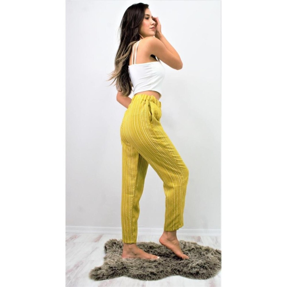 Pasaklı Giyim Pasaklı Giyim Kadın Duble Paça Pantolon Yeşil - Premium Kadın Giyim