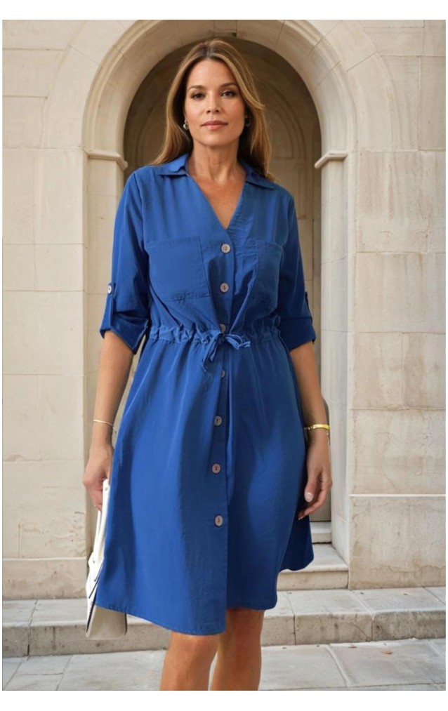 Pasaklı Giyim Kadın Kupra Elbise 3411385 İndigo