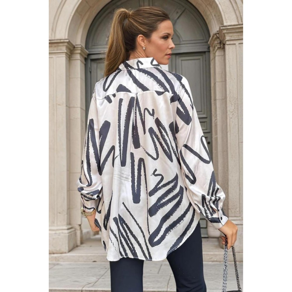 Pasaklı Giyim Pasaklı Giyim Kadın Balon Kol Tunik Gömlek Bej - Premium Kadın Giyim