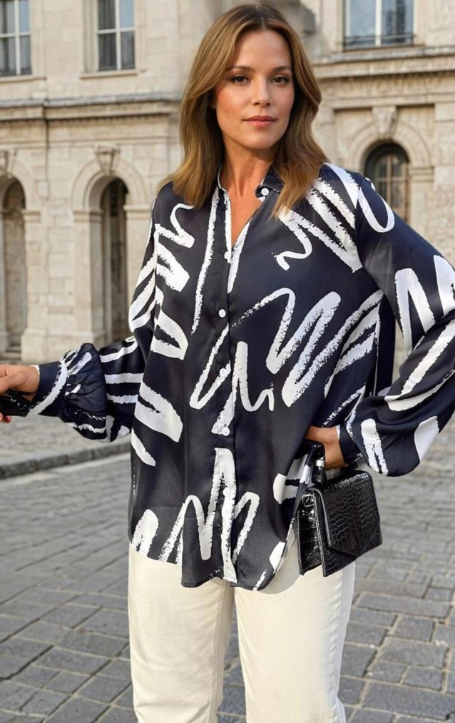 Pasaklı Giyim Kadın Balon Kol Tunik Gömlek 3344345 Siyah