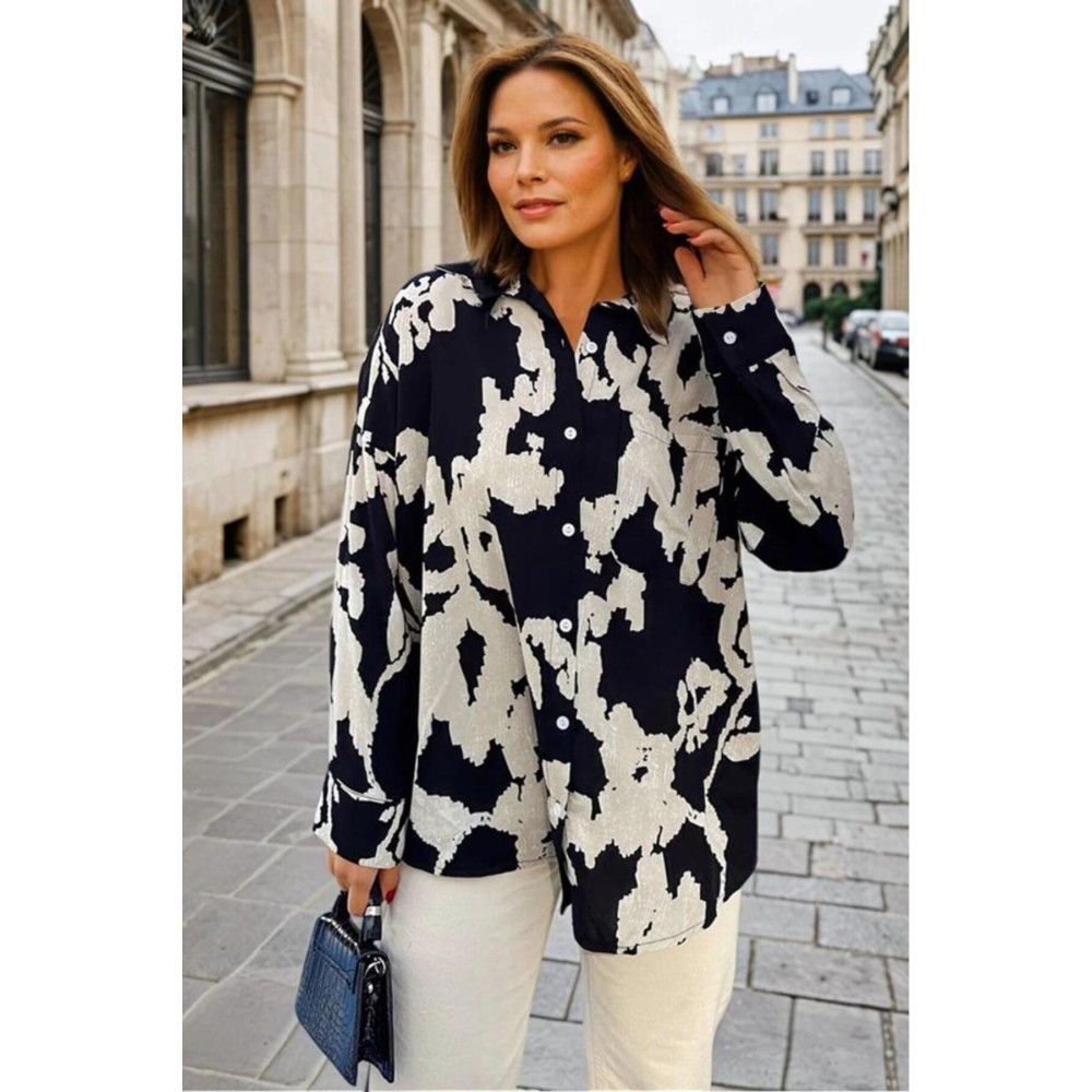 Pasaklı Giyim Pasaklı Giyim Kadın Viskon Gömlek Siyah - Premium Kadın Giyim