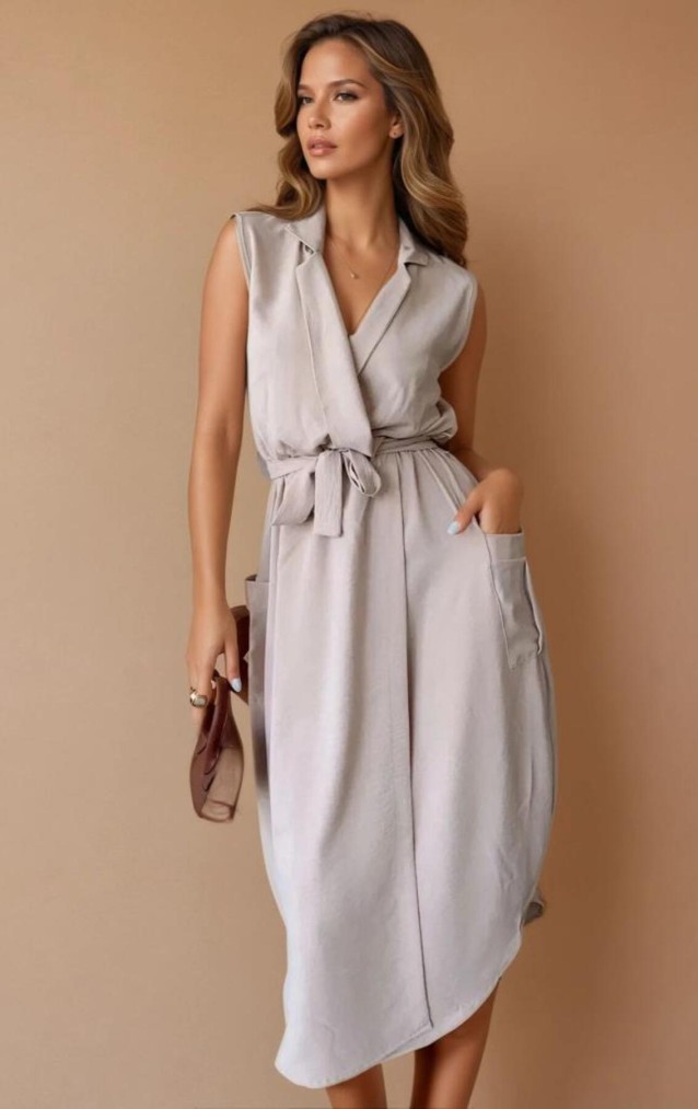 Pasaklı Giyim Kadın Tunik Elbise 2881440 Bej