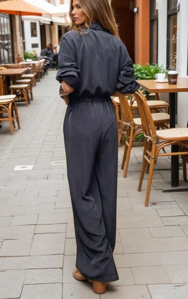 Pasaklı Giyim Kadın Kupra Tulum 3360506 Siyah