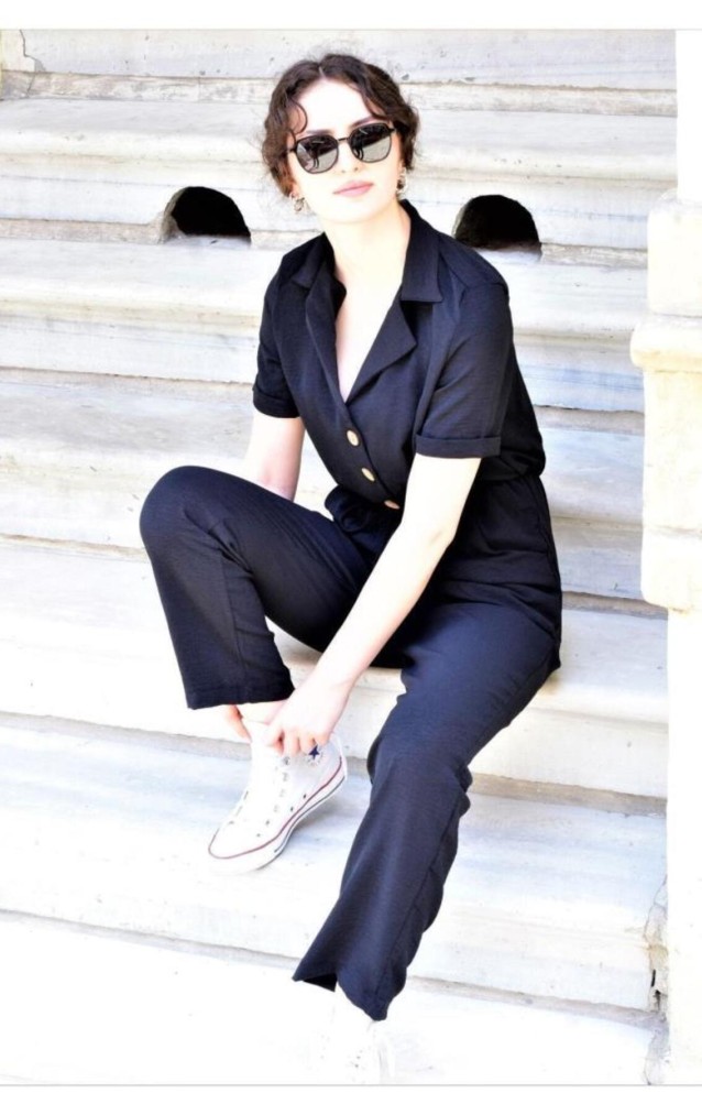 Pasaklı Giyim Kadın Beli Büzgülü Tulum 2622462 Siyah