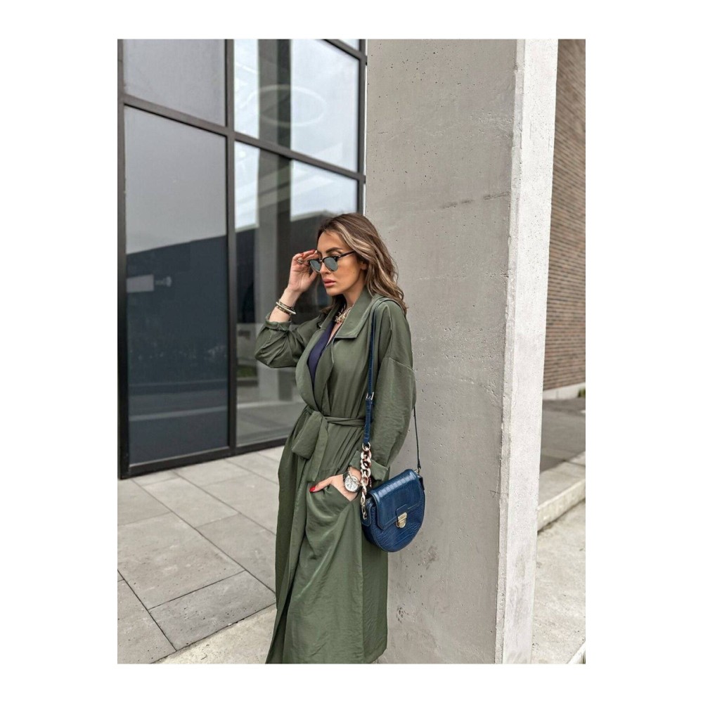Pasaklı Giyim Pasaklı Giyim Kadın Ekstra Oversize Trençkot Haki - Premium Kadın Giyim