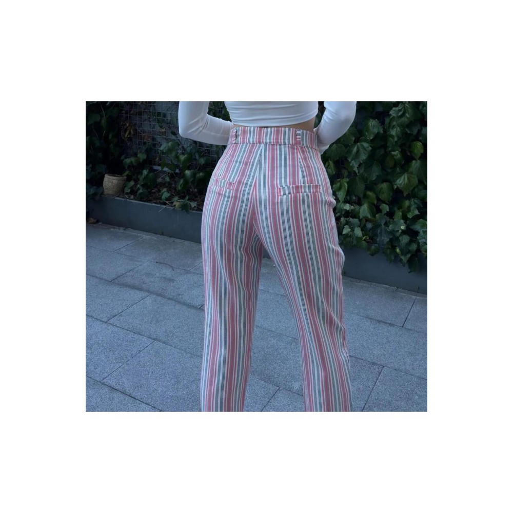 Pasaklı Giyim Pasaklı Giyim Dar Kesim Havuç Pantolon Pembe - Premium Kadın Giyim