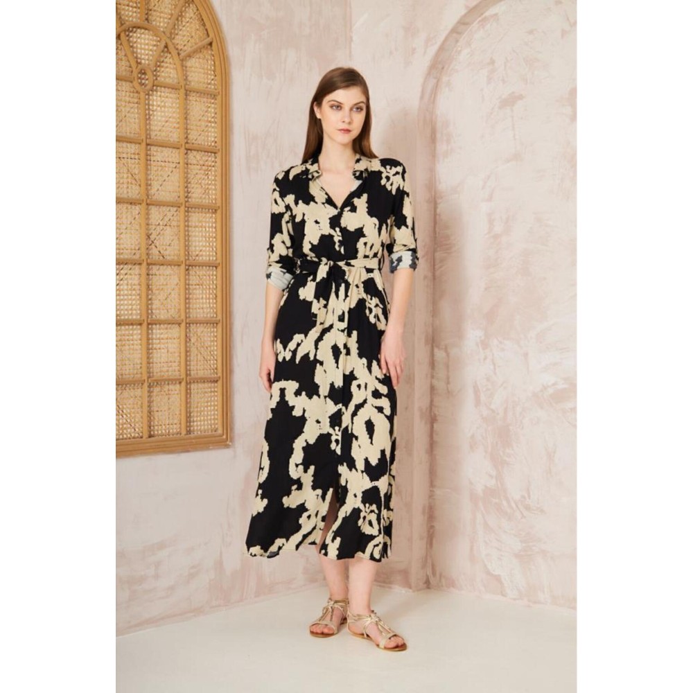 Pasaklı Giyim Pasaklı Giyim Kadın %100 Viskon Elbise Siyah - Premium Kadın Giyim