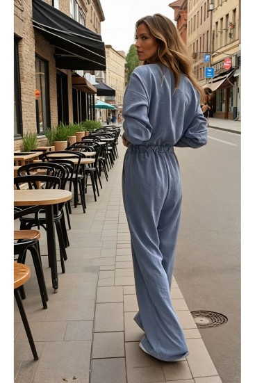 Pasaklı Giyim Kadın Kupra Tulum 3360506 Gri