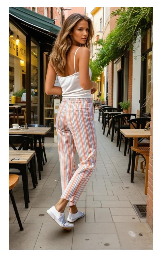 Pasaklı Giyim Dar Kesim Havuç Pantolon 3394210 Kiremit