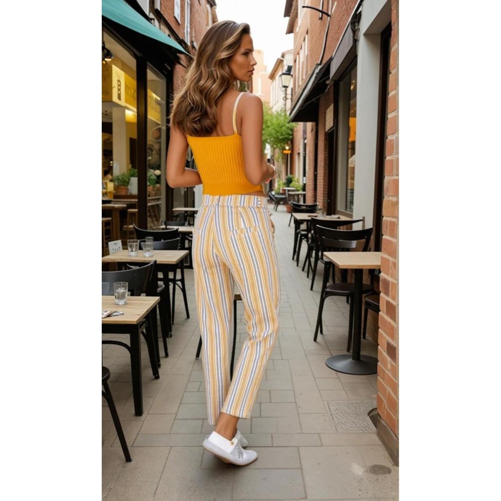 Pasaklı Giyim Pasaklı Giyim Dar Kesim Havuç Pantolon Hardal - Premium Kadın Giyim
